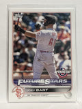 #206 Joey Bart Future Stars San Francisco Giants 2022 Topps Opening Day Baseball Card