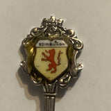 Edinburgh Scotland Crest Emblem Collectable Souvenir Spoon CS