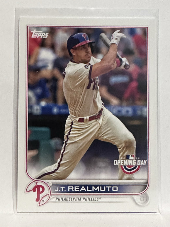 #59 J.T. Realmuto Philadelphia Phillies 2022 Topps Opening Day Baseball Card