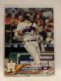 #215 Marwin Gonzalez Houston Astros 2018 Topps Series One  Baseball Card MLB