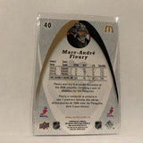 #40 Marc-Andre Fleury Pittsburgh Penguins  Mcdonalds 2008-09 Upper Deck Hockey  Card A1D