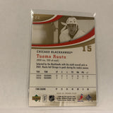 #22 Tuomo Ruutu Chicago Blackhawks   2006-07 UD Power Play Hockey  Card A1D