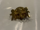 People Holding Hands Lapel Hat Pin CD