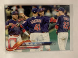 #239 Cleveland Indians Team Card 2018 Topps Series One  Baseball Card MLB