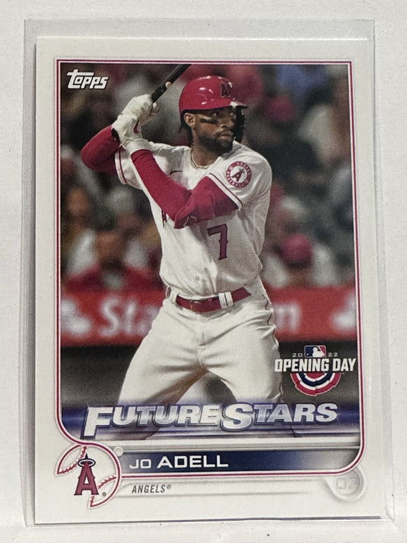 #43 Jo Adell Rookie Los Angeles Angels 2022 Topps Opening Day Baseball Card