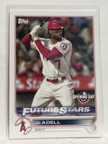 #43 Jo Adell Rookie Los Angeles Angels 2022 Topps Opening Day Baseball Card