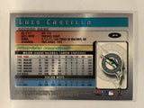 #14 Luis Castillo Florida Marlins 2001 Fleer Futures Baseball Card