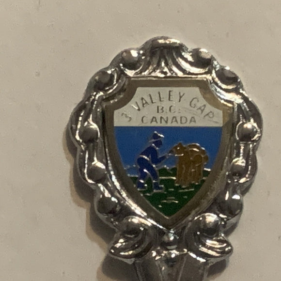 3 Valley Gap BC Canada British Columbia Collectable Souvenir Spoon CS