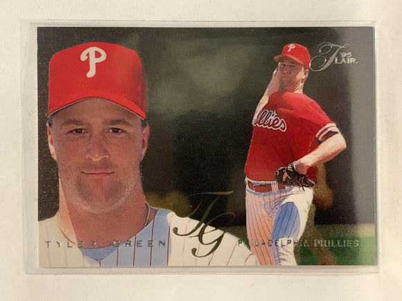 #389 Tyler Green Philadelphia Phillies 1995 Flair Baseball Card