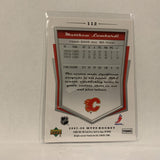 #112 Matthew Lombardi Calgary Flames   2007-08 UD MVP Hockey  Card A1D