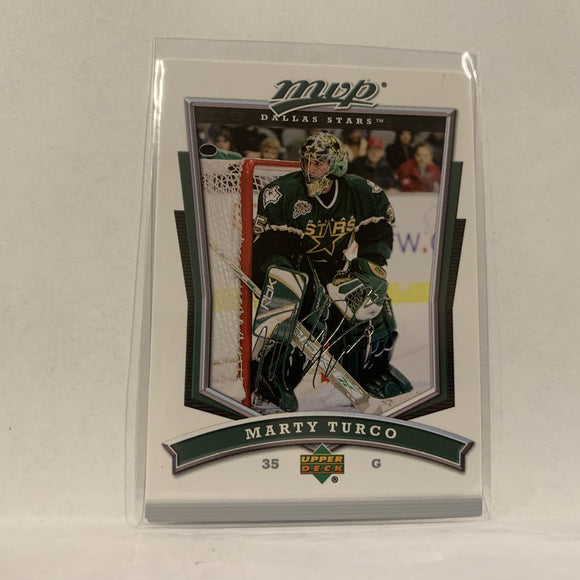 #274 Marty Turco Dallas Stars   2007-08 UD MVP Hockey  Card A1D