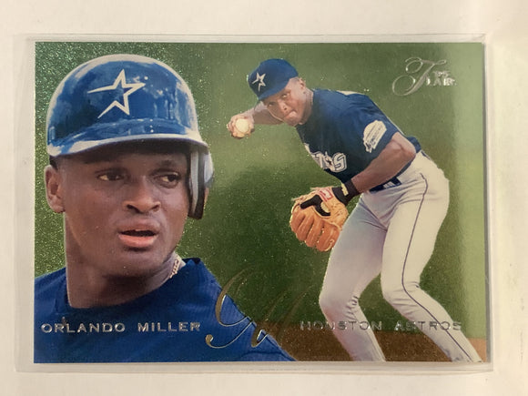 #361 Orlando Miller Houston Astros 1995 Flair Baseball Card