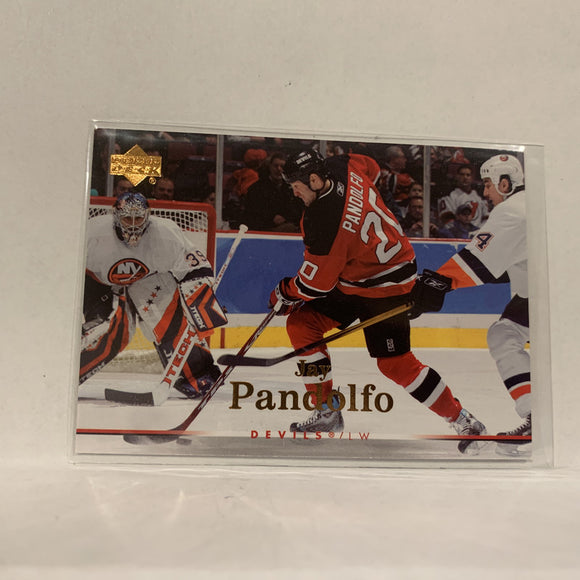 #103 Jay Pandolfo New Jersey Devils  Series 1 2007-08 Upper Deck Hockey  Card A1D