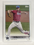 #98 Trevor Rogers   Miami Marlins 2022 Topps Opening Day Baseball Card