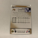 #137 Brian Campbell Buffalo Sabres  Series 1 2007-08 Upper Deck Hockey  Card A1D