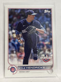 #163 Kyle Hendricks Chicago Cubs 2022 Topps Opening Day Baseball Card