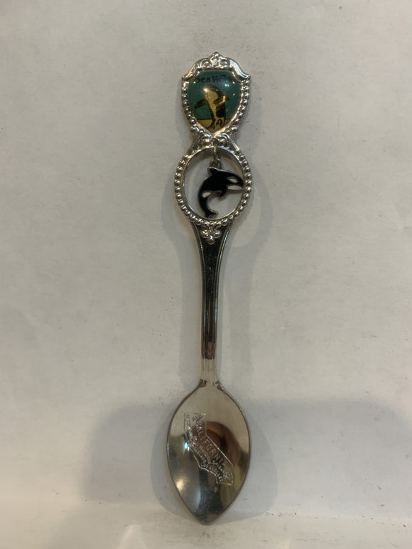 Sea World Orca California Killer Whale Souvenir Spoon