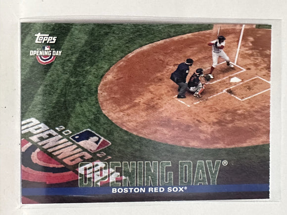 #OD-14 Opening Day Boston Red Sox 2022 Topps Opening Day Baseball Card