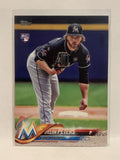 #224 Dillon Peters Rookie Miami Marlins 2018 Topps Series One  Baseball Card MLB