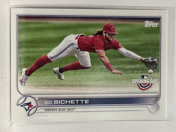 #77 Bo Bichette Toronto Blue Jays 2022 Topps Opening Day Baseball Card