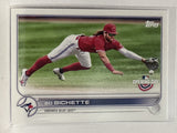 #77 Bo Bichette Toronto Blue Jays 2022 Topps Opening Day Baseball Card