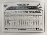 #77 Bo Bichette Toronto Blue Jays 2022 Topps Opening Day Baseball Card