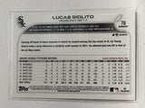 #70 Lucas Giolito Chicago White Sox 2022 Topps Opening Day Baseball Card