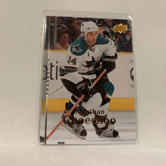 #326 Jonathan Cheechoo San Jose Sharks  Series 2 2007-08 Upper Deck Hockey  Card A1D
