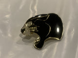 Roaring Black Panther Lapel Hat Pin CE