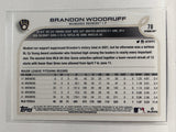 #78 Brandon Woodruff Milwaukee Brewers 2022 Topps Opening Day Baseball Card
