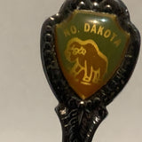 North Dakota Bison Buffalo Collectable Souvenir Spoon CT