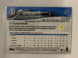#214 Corey Knebel Milwaukee Brewers 2018 Topps Series One  Baseball Card MLB