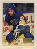 #182 Steve Duchesne St Louis Blues 1994-95 Fleer Ultra Hockey Card
