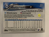#223 Evan Longoria Tampa Bay Rays 2018 Topps Series One  Baseball Card MLB