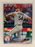 #208 Andrew Cashner   Texas Rangers 2018 Topps Series One  Baseball Card MLB