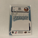 #181 Mark Streit New York Islanders   2008-09 UD MVP Hockey  Card A1E
