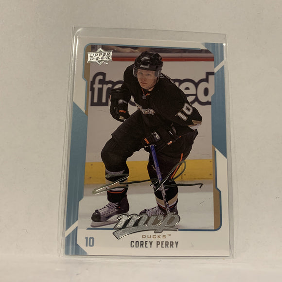 #2 Corey Perry Anaheim Mighty Ducks   2008-09 UD MVP Hockey  Card A1E