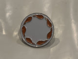 Flames Circle Design Lapel Hat Pin CE