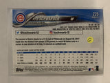 #225 Kyle Schwarber Chicago Cubs 2018 Topps Series One  Baseball Card MLB