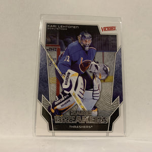 GB13 Kari Lehtonen Atlanta Thrashers  Game Breakers 2007-08 UD Victory Hockey  Card A1E