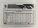 #14 Brandon Drury San Diego Padres 2023 Topps Series One Baseball Card