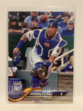 #290 Salvador Perez Kansas City Royals 2018 Topps Series One  Baseball Card MLB