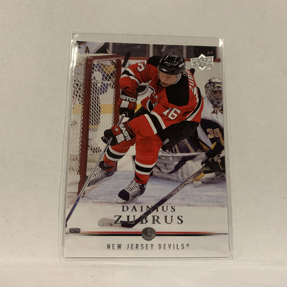 #370 Dainius Zubrus New Jersey Devils  Series 2 2009-10 Upper Deck Hockey  Card A1E