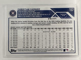 #157 Christian Vazquez Houston Astros 2023 Topps Series One Baseball Card