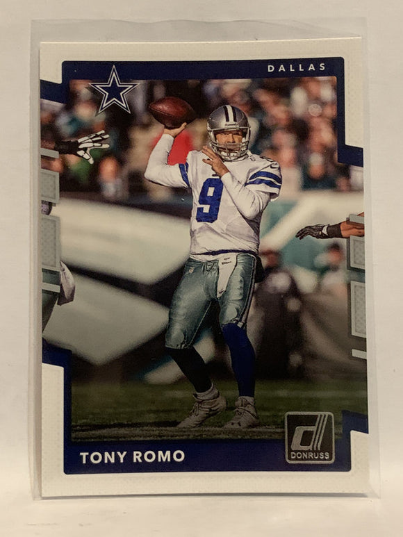 #290 Tony Romo Dallas Cowboys 2017 Panini Football Card