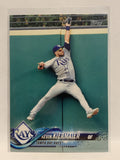 #297 Kevin Kiermaier Tampa Bay Rays 2018 Topps Series One  Baseball Card MLB