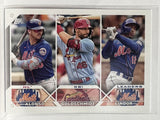 #240 Alonso Goldschmidt Lindor Runs Batted In Leaders 2023 Topps Series One Baseball Card