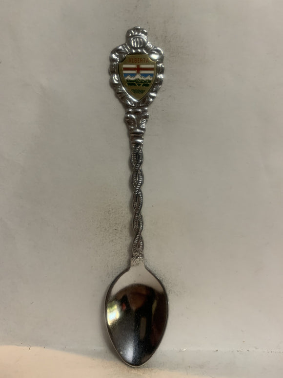 Alberta Crest Emblem Souvenir Spoon