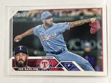 #139 Joe Barlow Texas Rangers 2023 Topps Series One Baseball Card