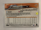 #210 Brandon Belt San Francisco Giants 2018 Topps Series One  Baseball Card MLB